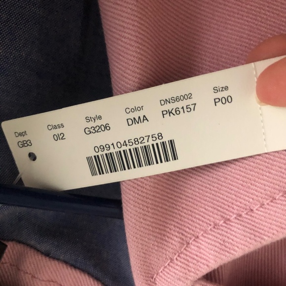 NWT JCrew Pink Pea Coat in heavyweight cotton twill Sz 00P - Picture 9 of 10